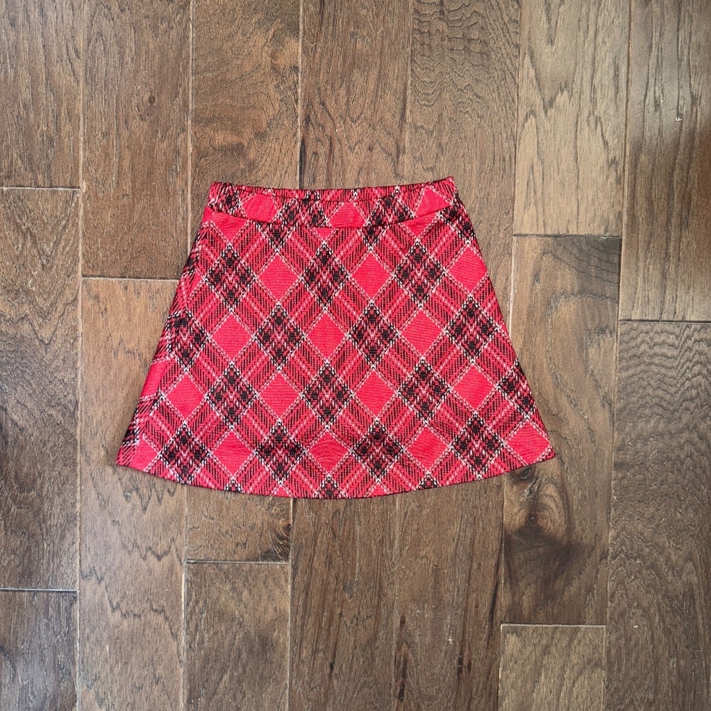 Knit works skirt with built in shorts girls 7/8